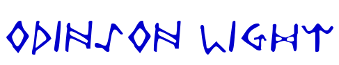 Odinson Light font